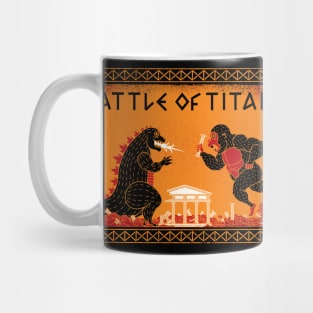 battle of titans Mug